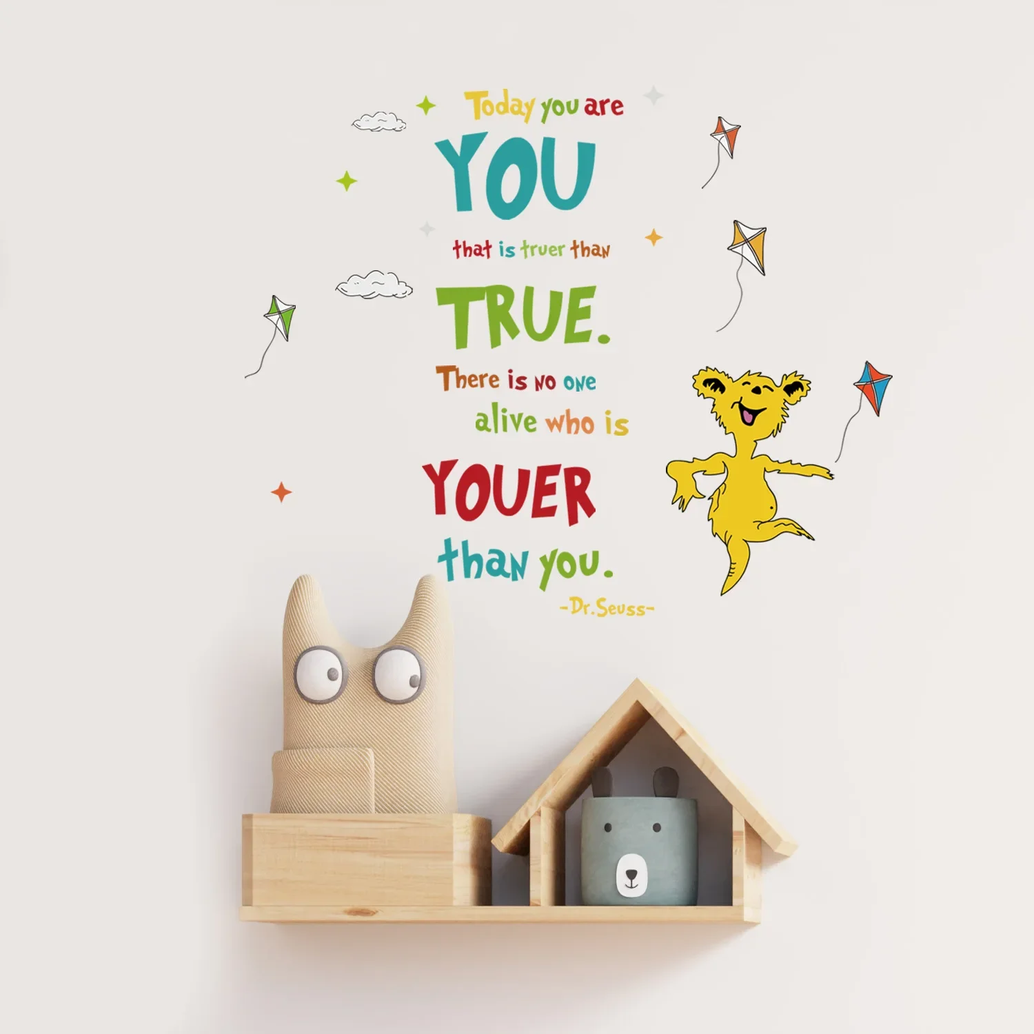Inspirational Kids Education Quotes - Dr. Seuss Learning Education Saying Wall