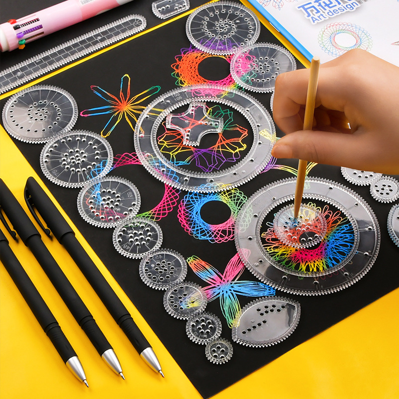 Kids Education Template - Educational Magic Flower Ruler – Shape-Changing