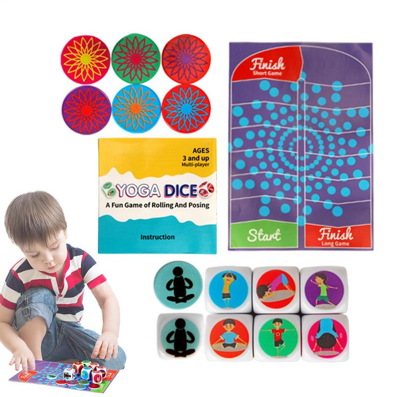 Kids Yoga Education - Exercise Dice For Workouts Fun Exercise