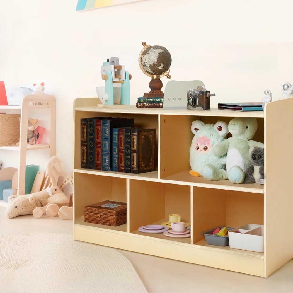 Montessori Shelf Toy - Montessori Wooden Toy Storage Organizer 2