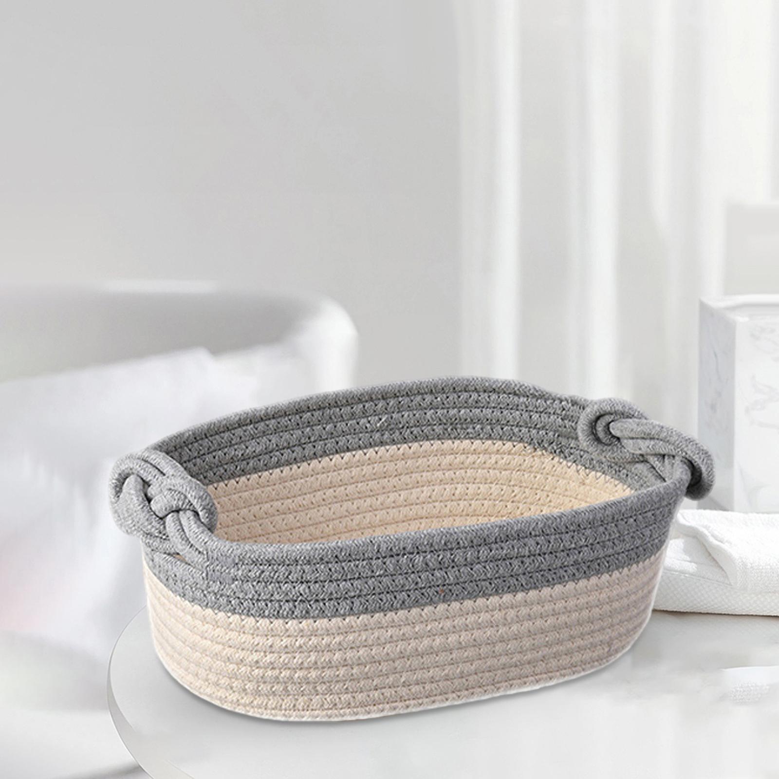 Montessori Shelf Toy - Cotton Rope Basket Storage Basket Bin