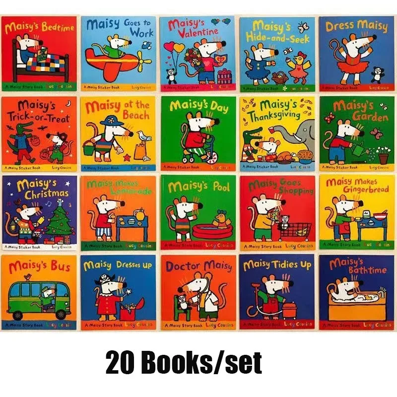 Kids Early Education Books - 20 Books/Set Maisy Mouse English Picture