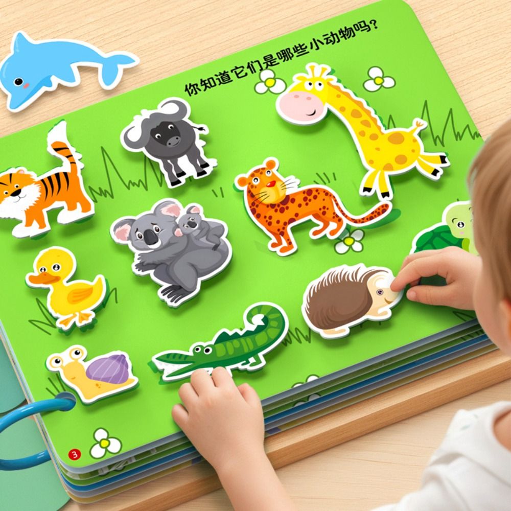 Kids Early Education Books - Durable 10 Pages Baby Tear Book