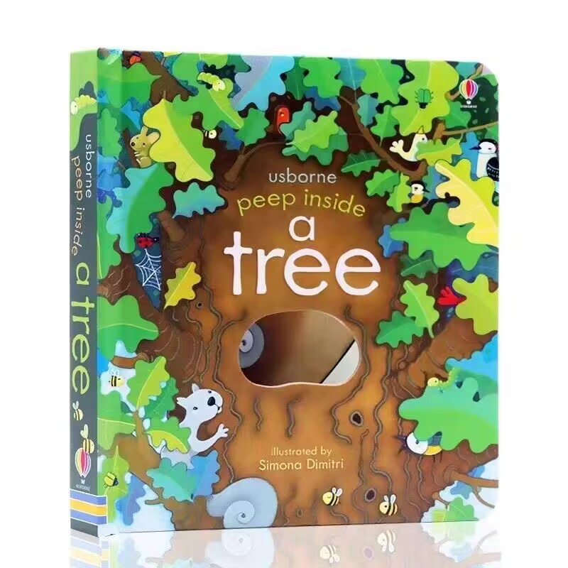 Kids Early Education Books - Usborne Peep Inside A Tree 3D