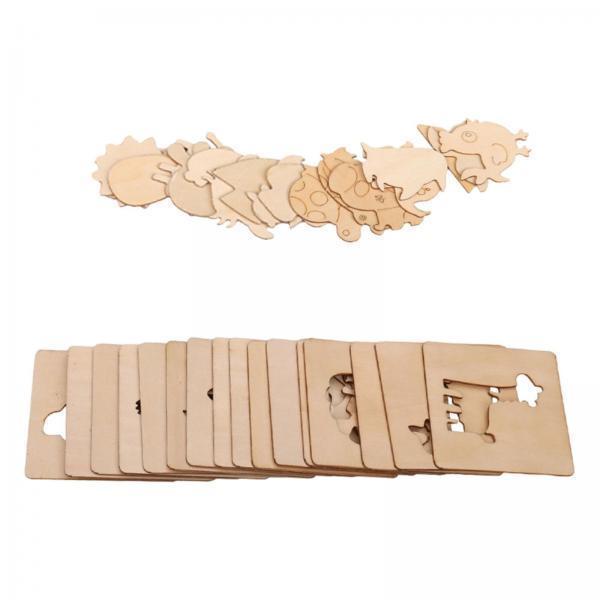 Kids Education Template - Kids Drawing Stencils Wooden Reusable Templates