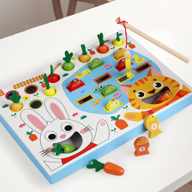 Montessori Shelf Toy - Montessori Toys For Toddler Pull Carrot