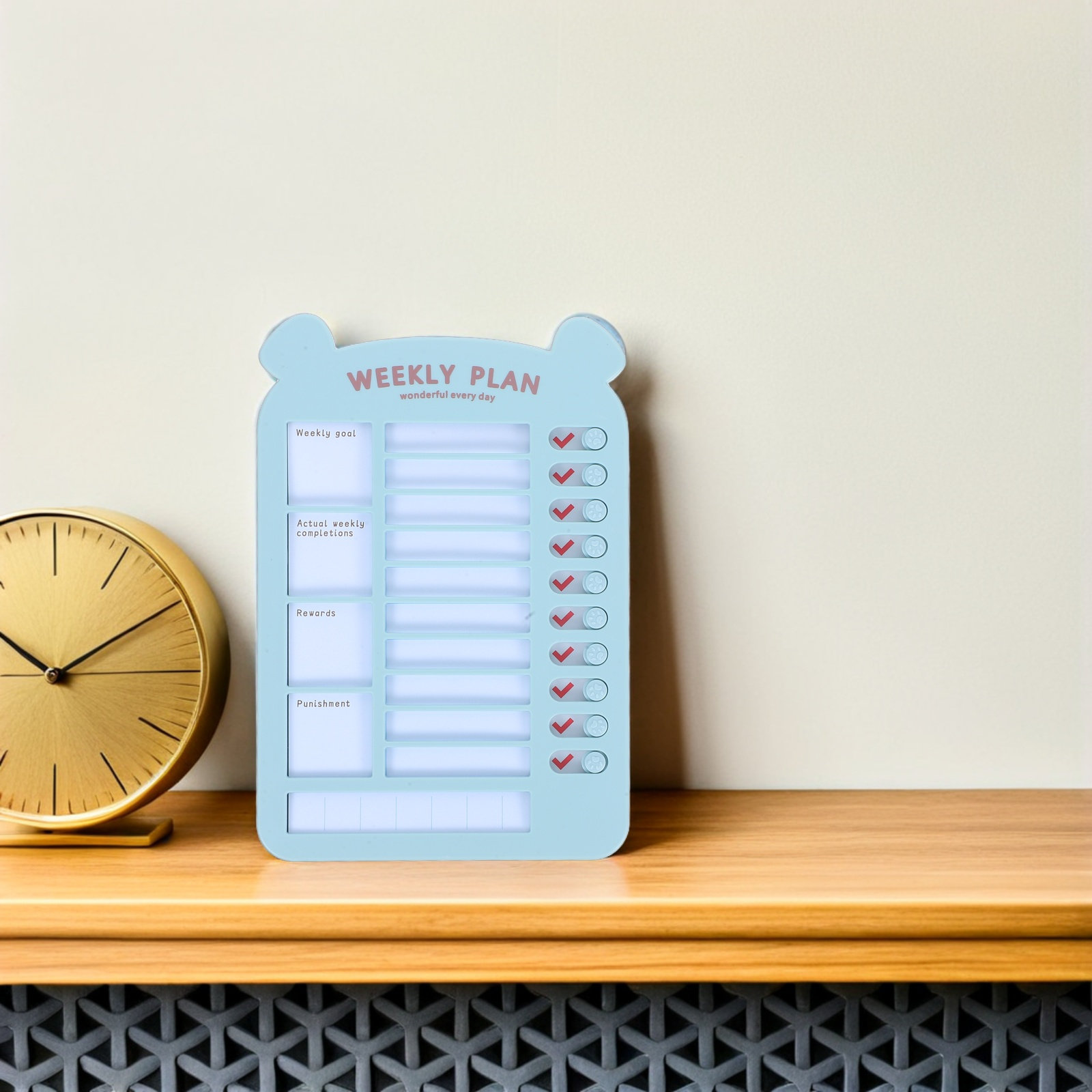 Kids Education Plan - Task Tracker Planning Board for Kids