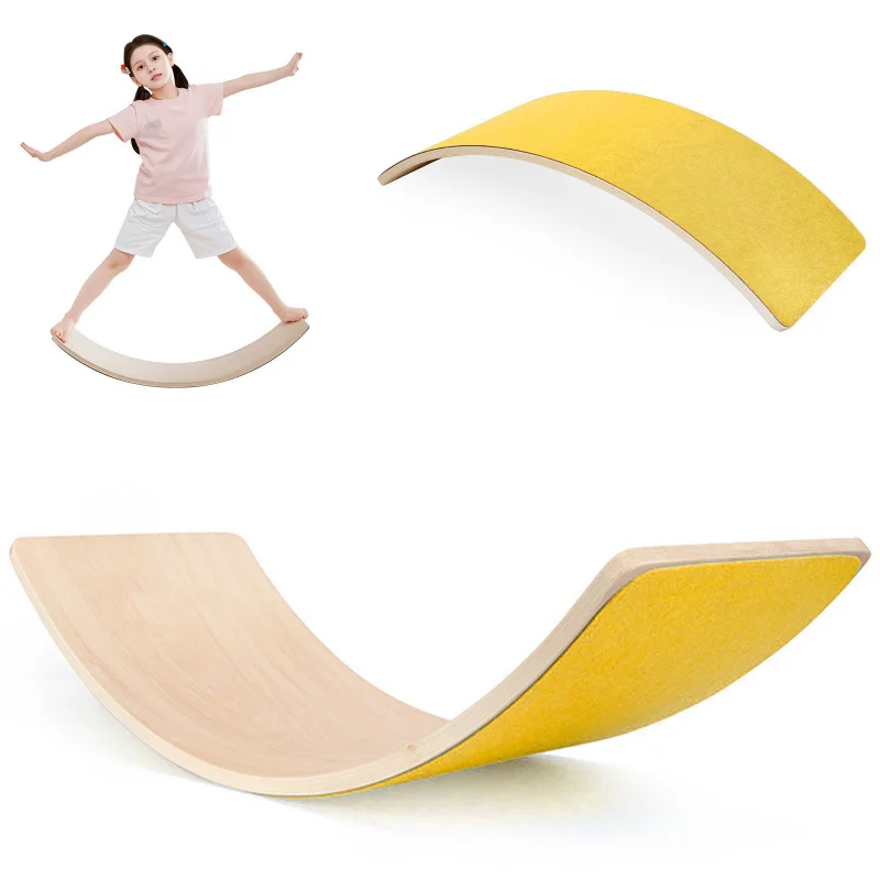 Wooden Rainbow Balance Board f - đánh giá và giá Kids Yoga Education