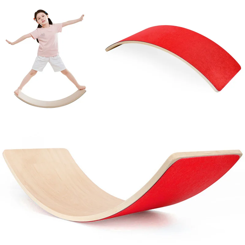 Wooden Rainbow Balance Board f - đánh giá và giá Kids Yoga Education