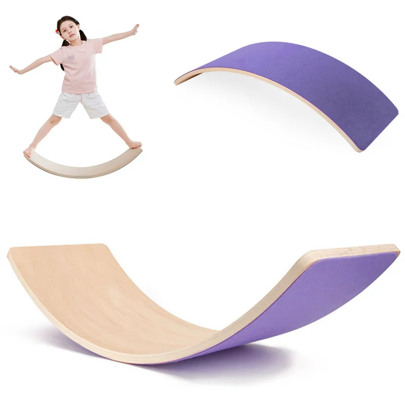 Wooden Rainbow Balance Board f - đánh giá và giá Kids Yoga Education