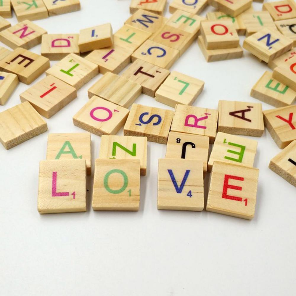 100 Chiếc Bằng Gỗ Ngôn Ngữ Đồ  - đánh giá và giá Kids Education Words