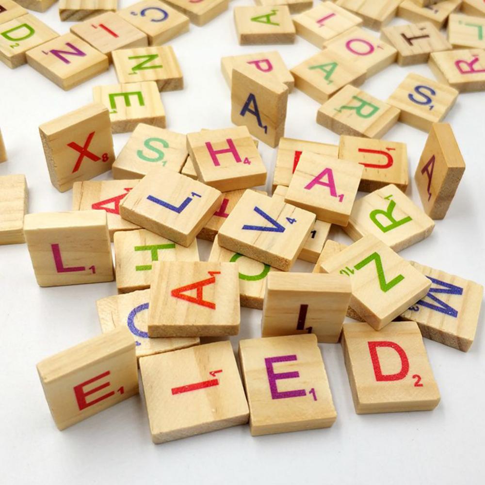 100 Chiếc Bằng Gỗ Ngôn Ngữ Đồ  - đánh giá và giá Kids Education Words