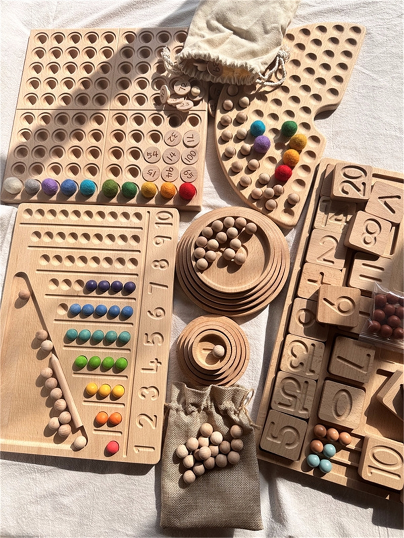 Montessori Sensory Wooden Toys - đánh giá và giá Montessori Shelf Toy