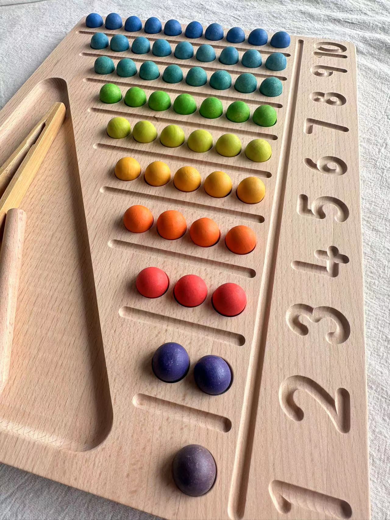 Montessori Sensory Wooden Toys - đánh giá và giá Montessori Shelf Toy