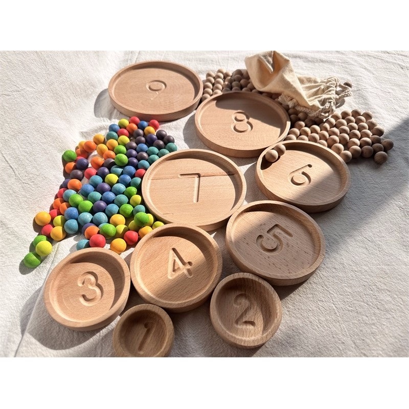 Montessori Sensory Wooden Toys - đánh giá và giá Montessori Shelf Toy