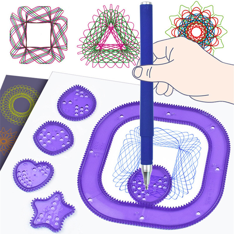 Funny Spirograph Drawing Toys  - đánh giá và giá Kids Education Template