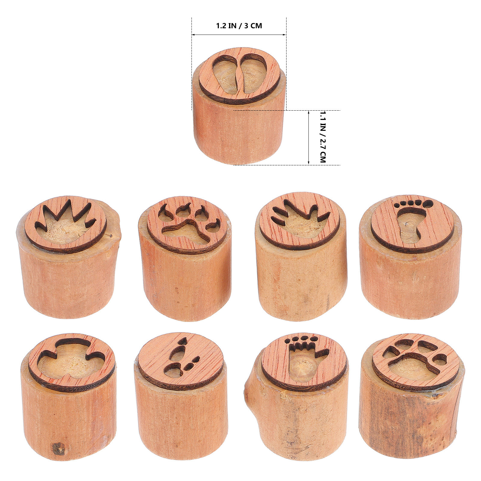 9Pcs Retro Style Wooden Animal - đánh giá và giá Kids Education Tools