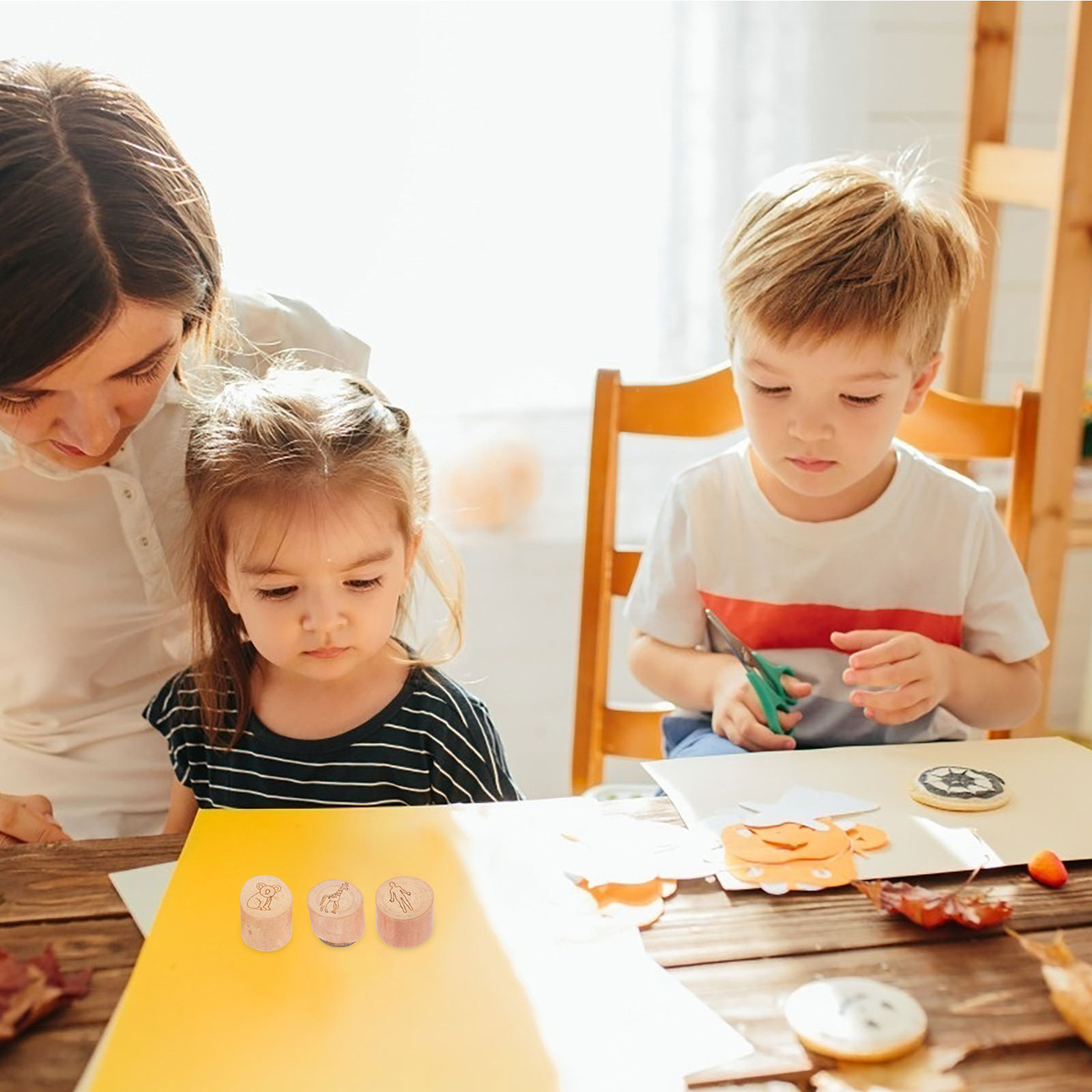 9Pcs Retro Style Wooden Animal - đánh giá và giá Kids Education Tools