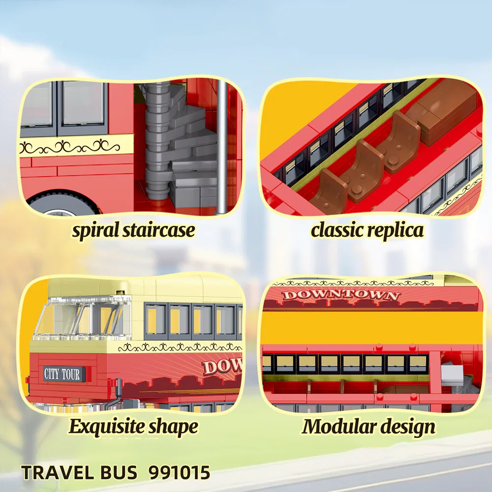 642 Pcs Germany Double-Decker  - đánh giá và giá Kids Education In Germany