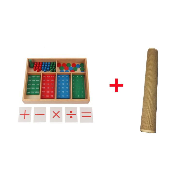 Montessori Đồ Chơi Toán Học Te - đánh giá và giá Kids Education Tools