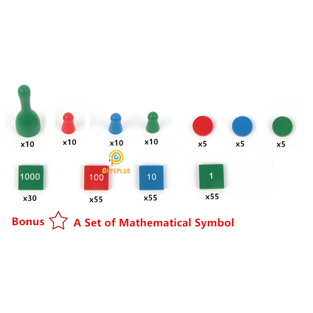 Montessori Đồ Chơi Toán Học Te - đánh giá và giá Kids Education Tools