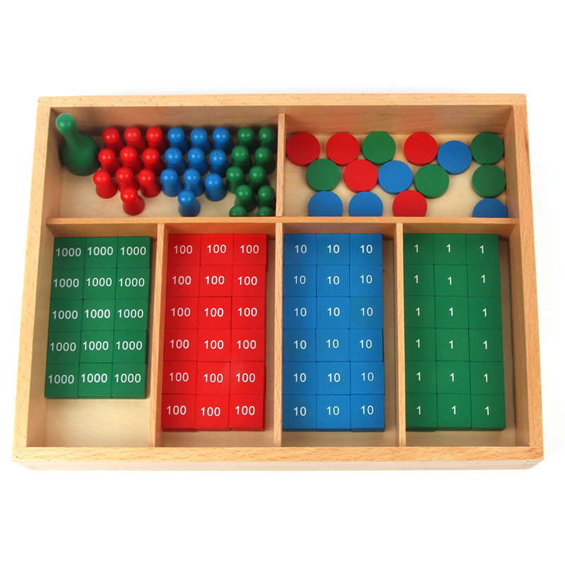 Montessori Đồ Chơi Toán Học Te - đánh giá và giá Kids Education Tools