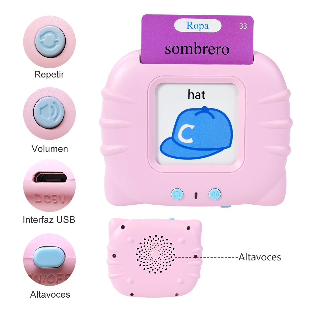 Electronic Spanish Cognitive C - đánh giá và giá Kids Education Words