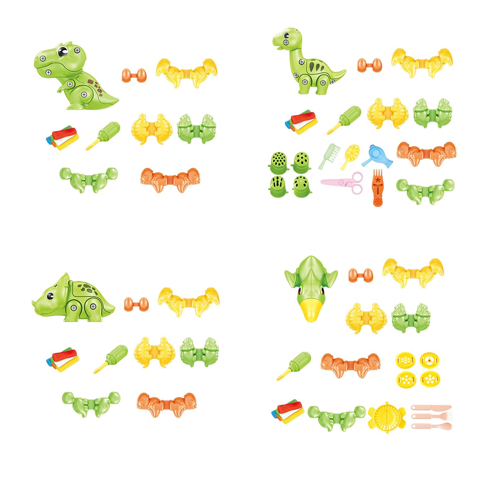 Dinosaur Fun Colored Mud Kids  - đánh giá và giá Kids Education Tools