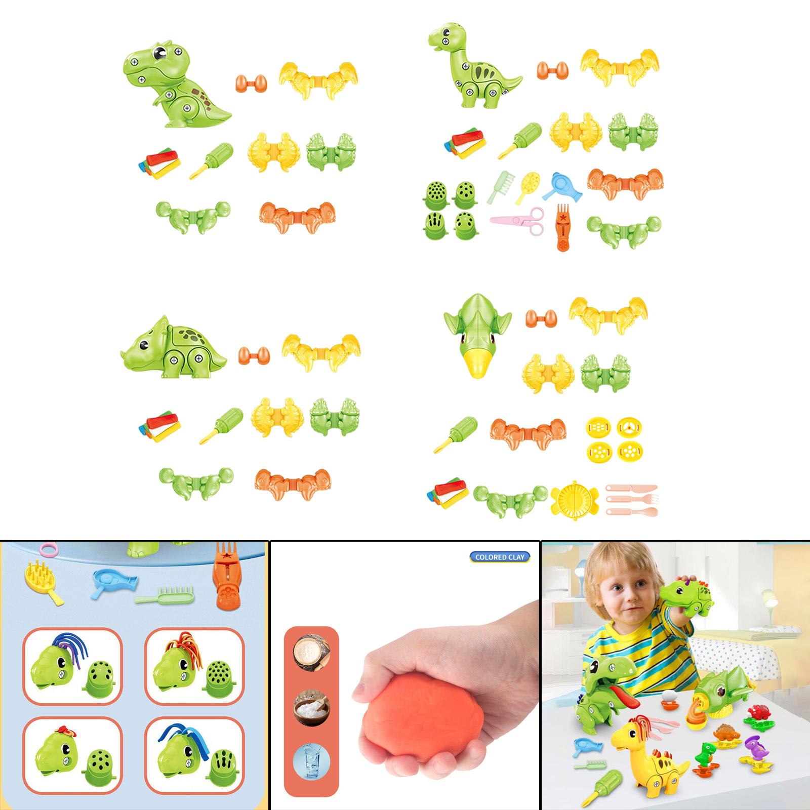 Dinosaur Fun Colored Mud Kids  - đánh giá và giá Kids Education Tools