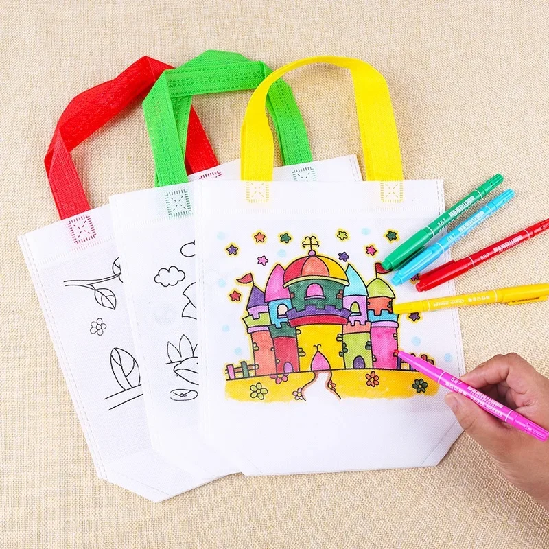 1-10pcs Sets DIY Graffiti Bag  - đánh giá và giá Kids Education Laptop