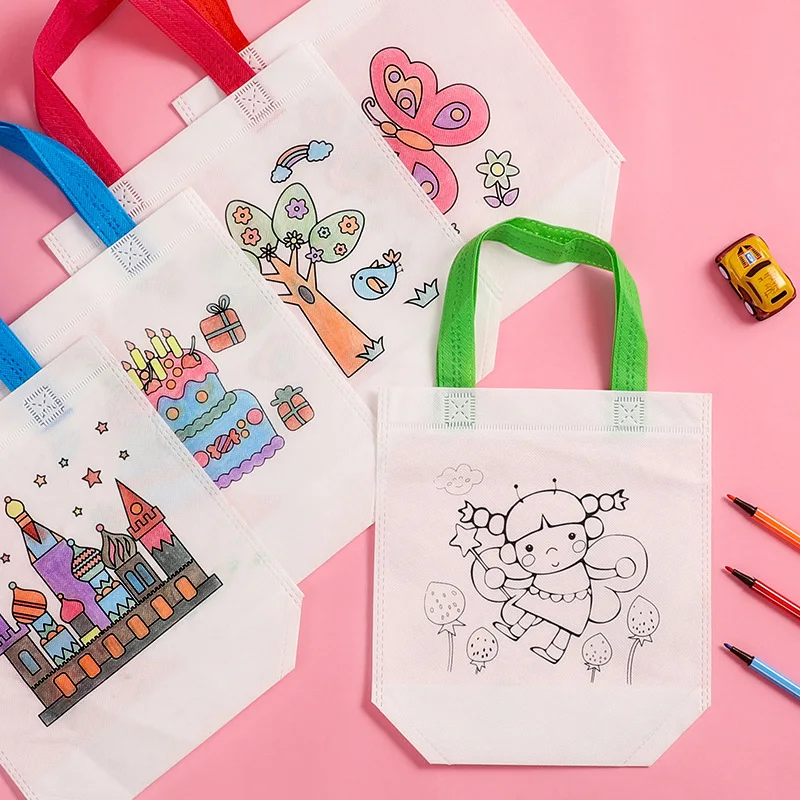 1-10pcs Sets DIY Graffiti Bag  - đánh giá và giá Kids Education Laptop
