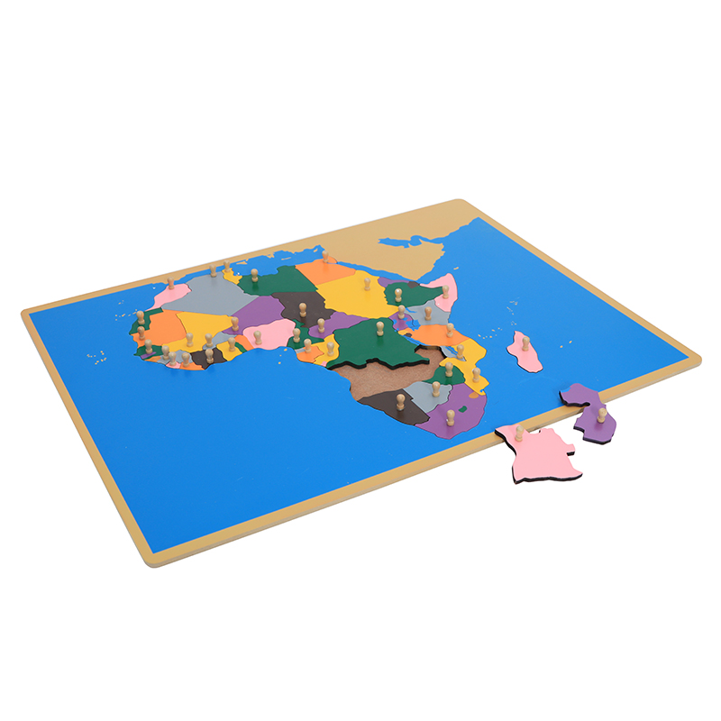 Wooden Map Puzzle of Africa Mo - đánh giá và giá Kids Education Tools
