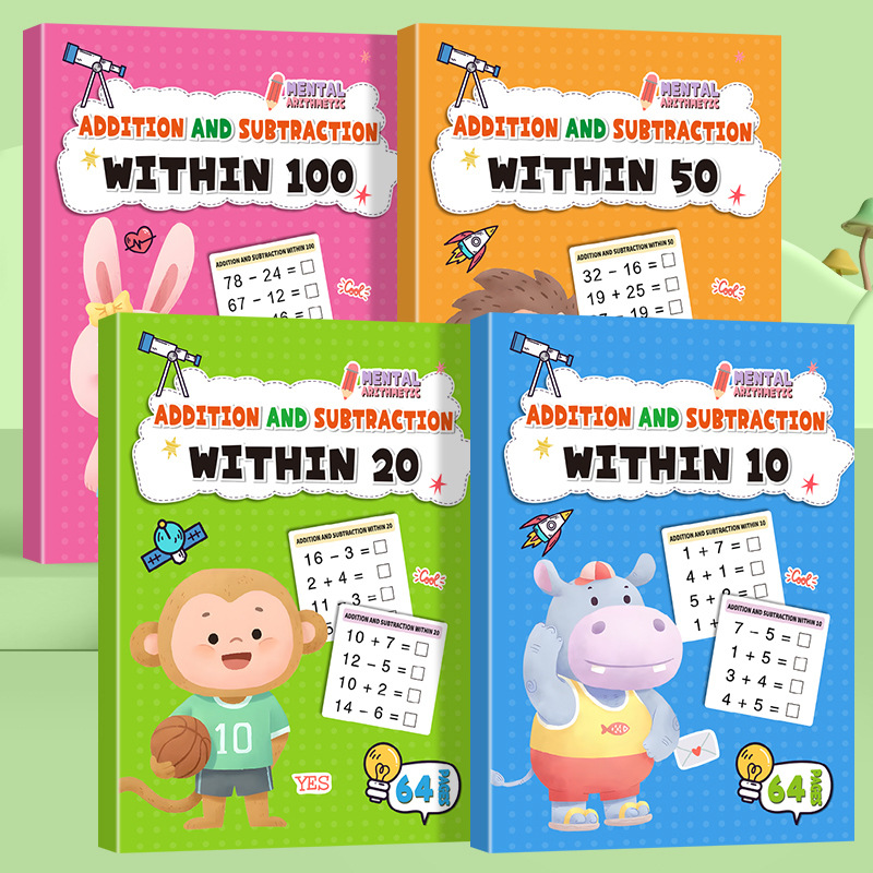 64 Pages Arithmetic Math Exerc - đánh giá và giá Kids Education Laptop