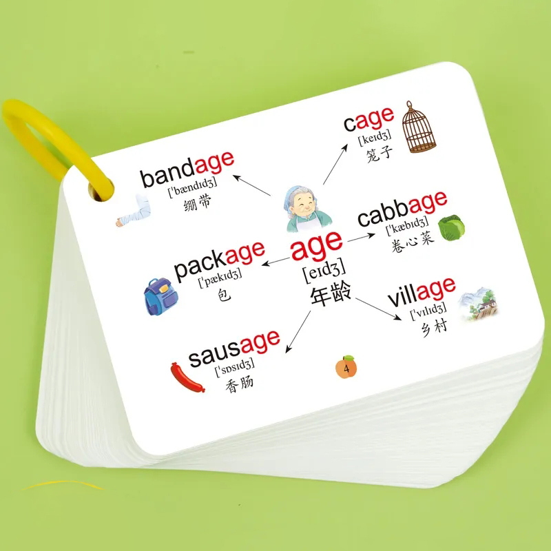 600 Words Mind Map Cards with  - đánh giá và giá Kids Education Words