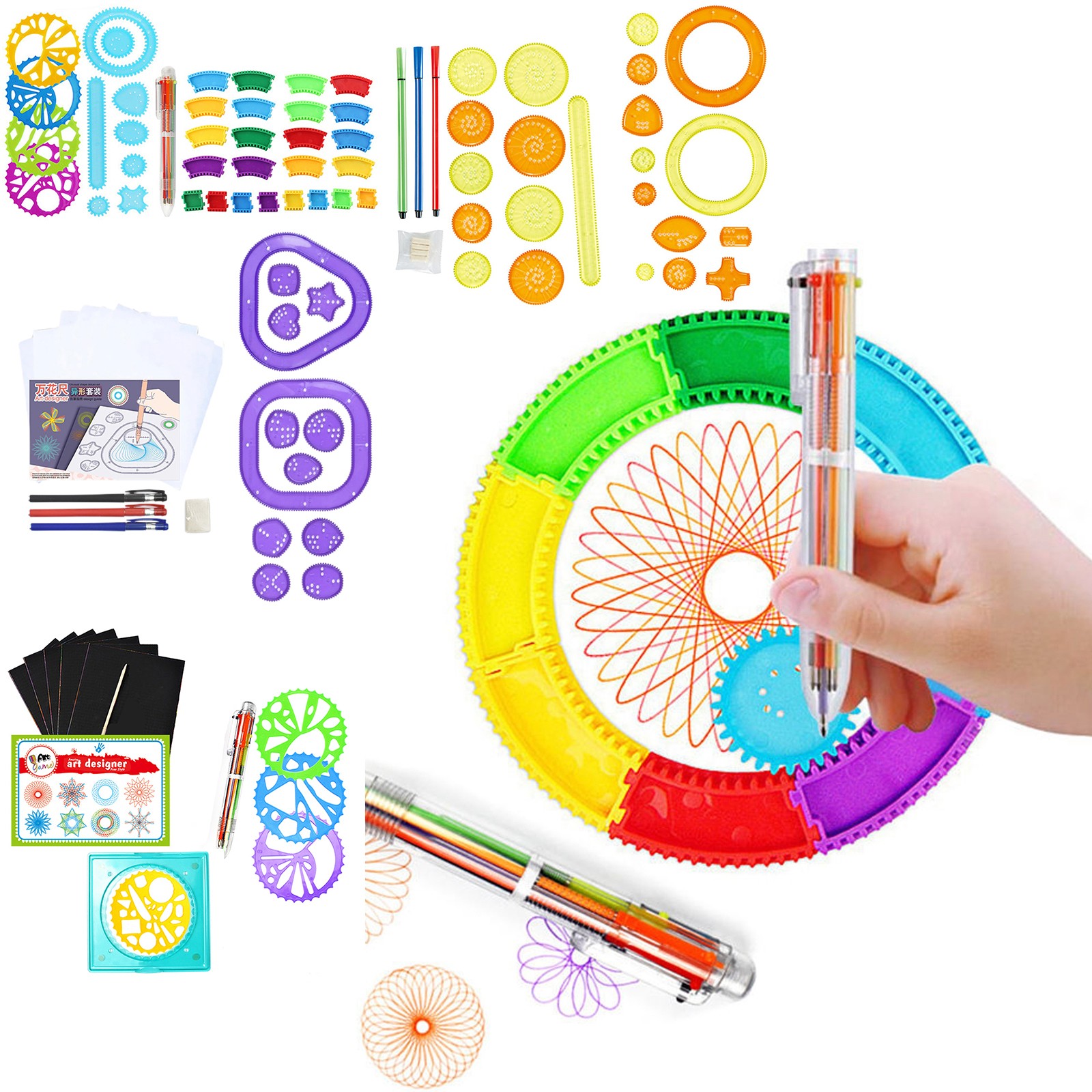 Geometry Spirograph Drawing St - đánh giá và giá Kids Education Template