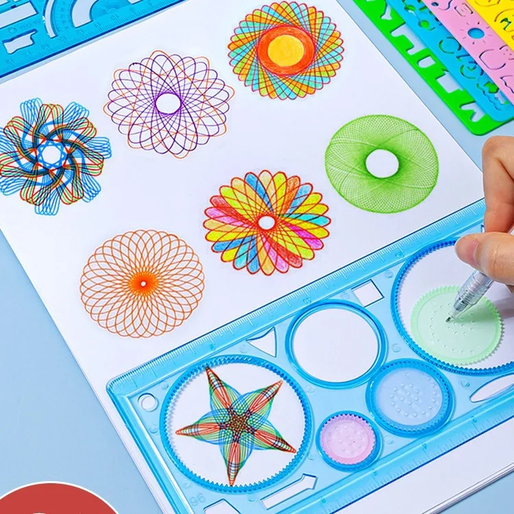 Geometry Spirograph Drawing St - đánh giá và giá Kids Education Template