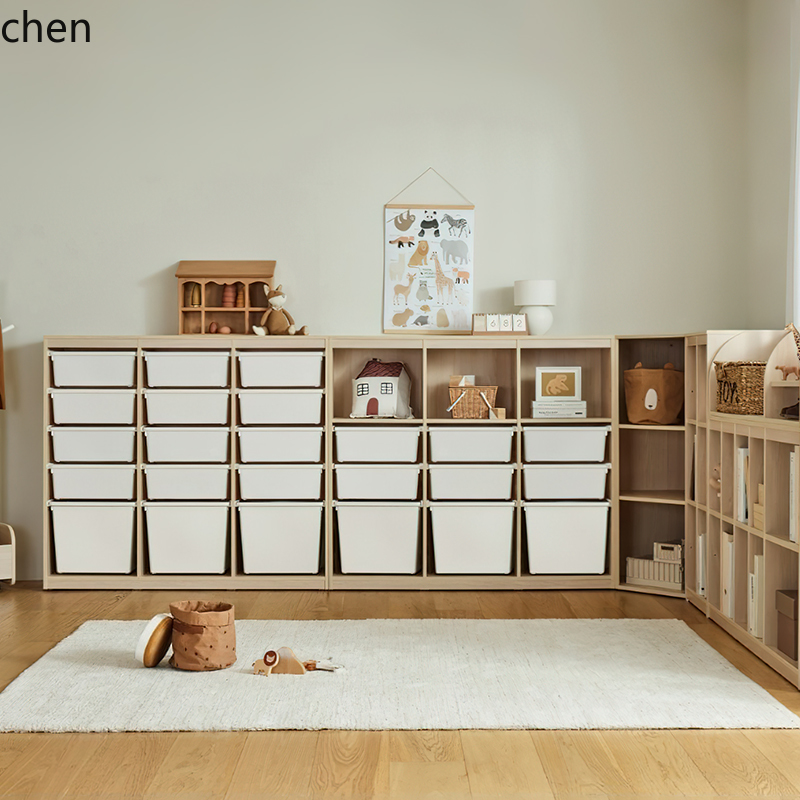 HT Children's Storage Cabinet  - đánh giá và giá Montessori Shelf Toy