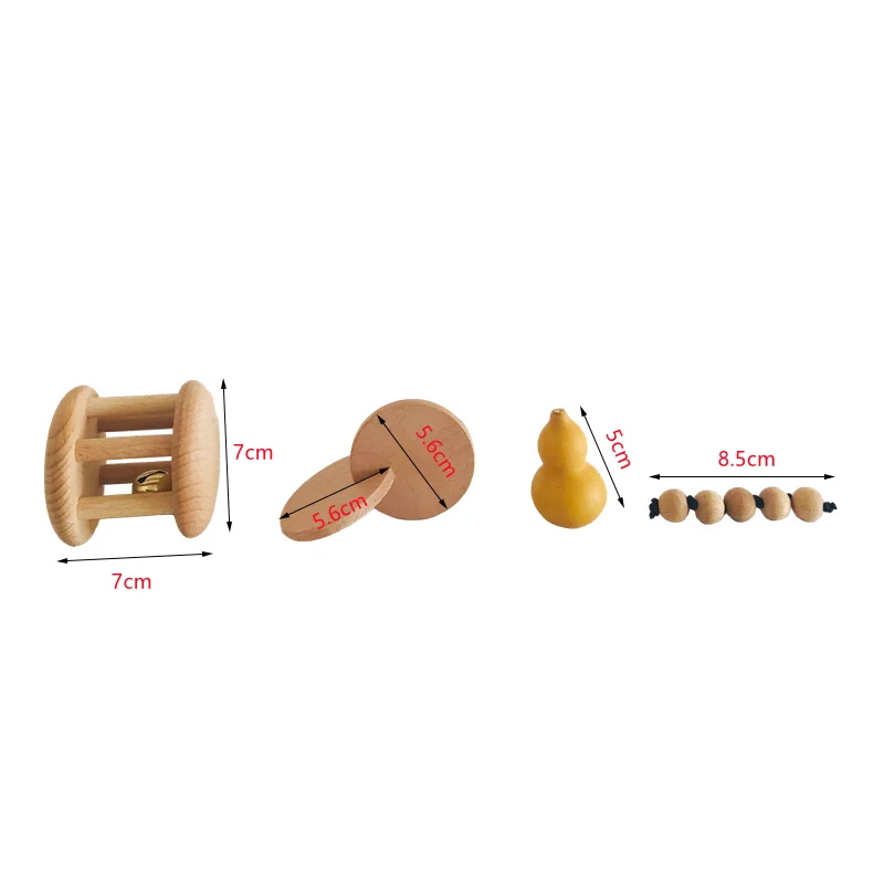 Montessori Wood Bell Rattle In - đánh giá và giá Kids Education Tools