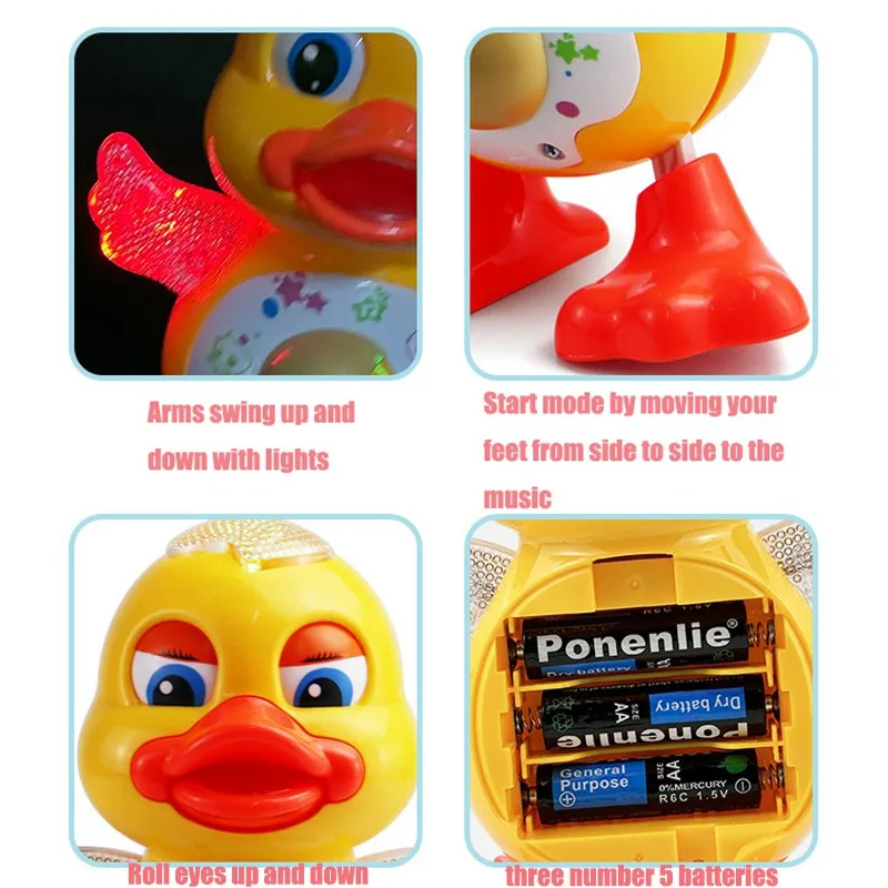 Electric Dancing Duck Toy Inte - đánh giá và giá Kids Education Music