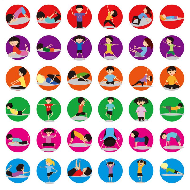Exercise Dice For Kids Fun Kid - đánh giá và giá Kids Yoga Education