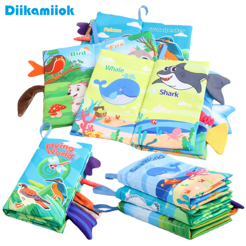 New Baby Cloth Books Visual an - đánh giá và giá Kids Early Education Books
