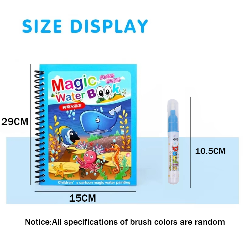 Cartoon Magic Water Drawing Bo - đánh giá và giá Kids Education Laptop