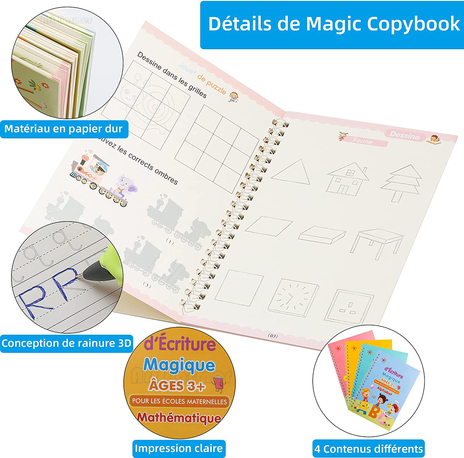 Magic French Copy Book Groove  - đánh giá và giá Kids Education Laptop