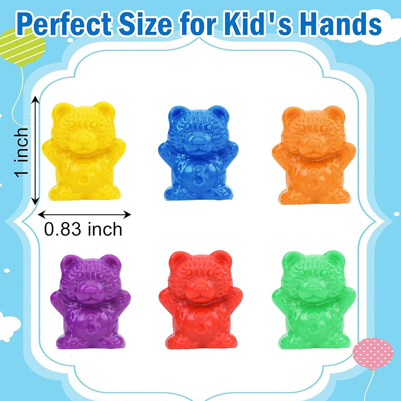 Counting Bears Matching Games  - đánh giá và giá Montessori Shelf Toy