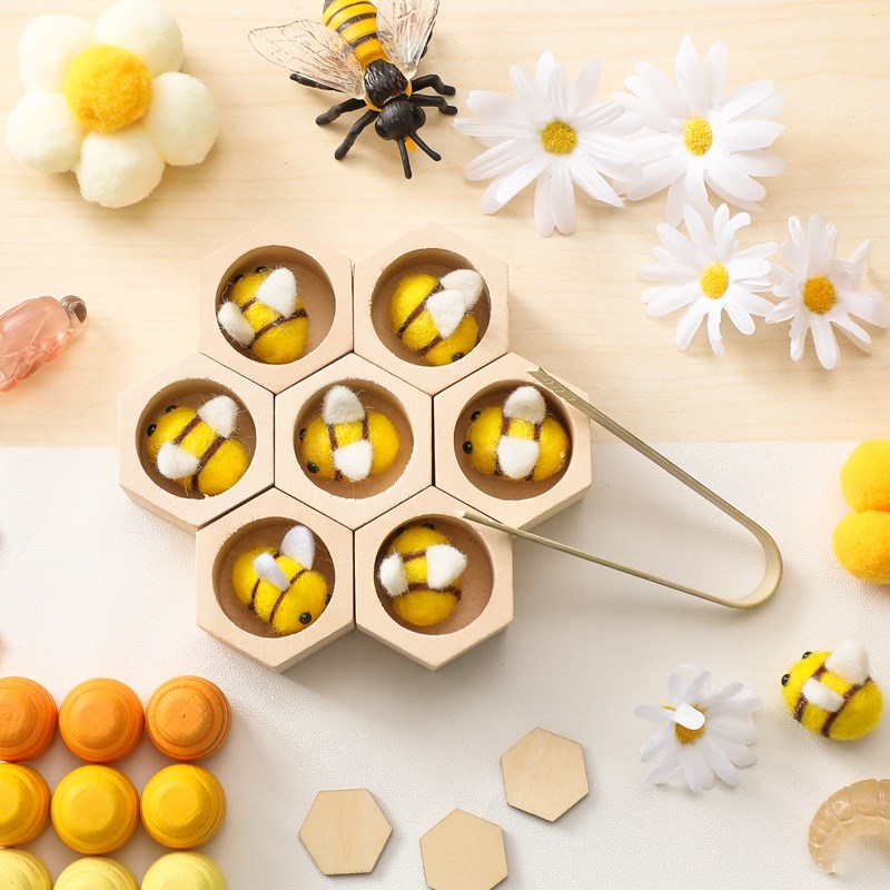 Gỗ Ong Phân Loại Đồ Chơi Monte - đánh giá và giá Montessori Shelf Toy