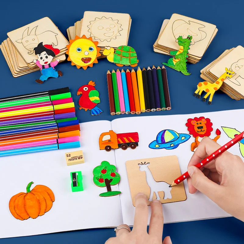 Kids Drawing Toys Montessori D - đánh giá và giá Kids Education Template