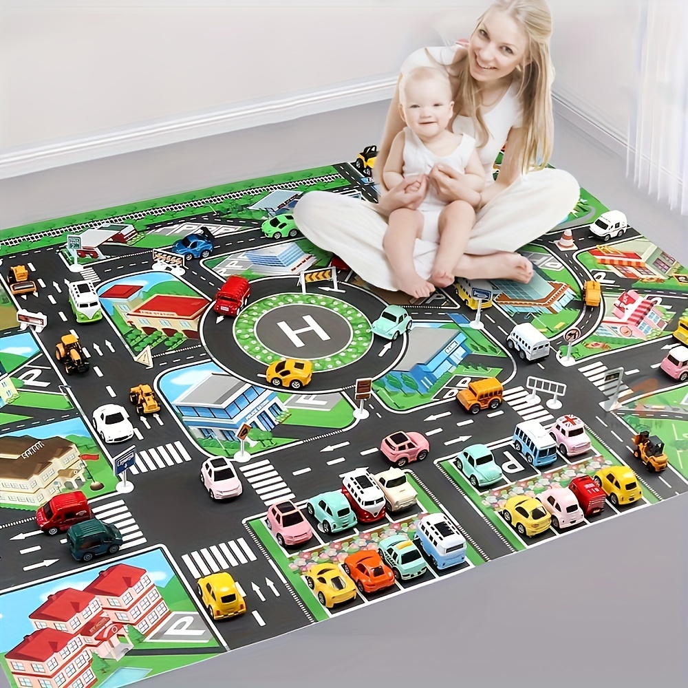 1pc, City Traffic Play Mat, La - đánh giá và giá Kids Education Tools