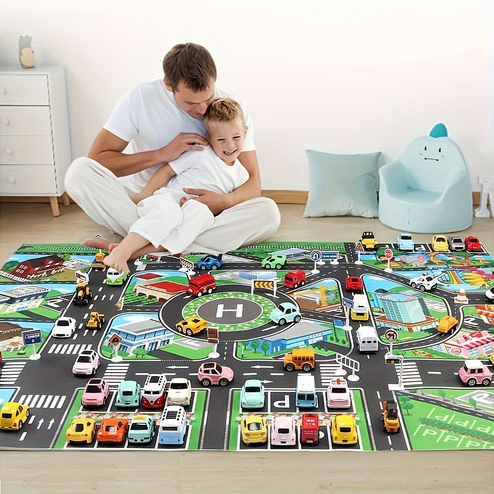 1pc, City Traffic Play Mat, La - đánh giá và giá Kids Education Tools