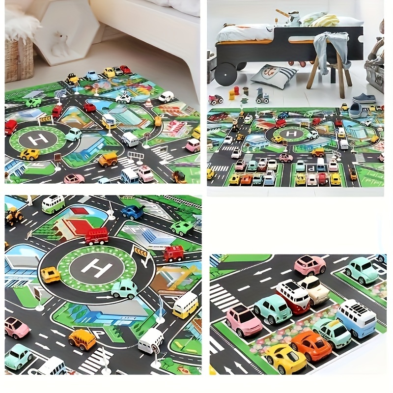 1pc, City Traffic Play Mat, La - đánh giá và giá Kids Education Tools