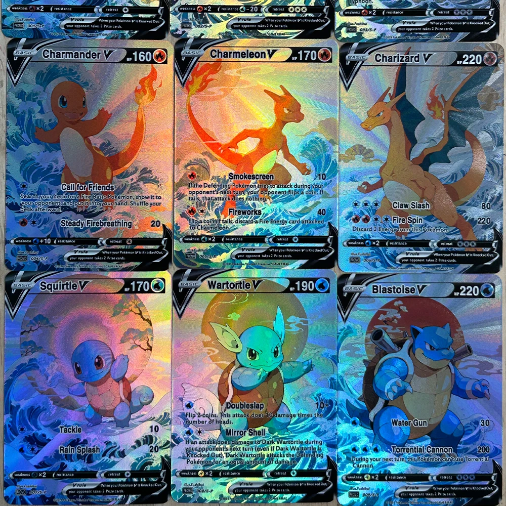 9Pcs/set DIY Anime PTCG Collec - đánh giá và giá English Kids Education